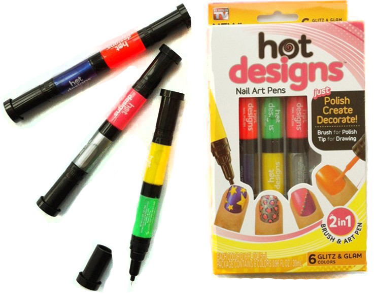 Набор для росписи ногтей Hot Designs - гель лак для ногтей - фото 1 - id-p68720933