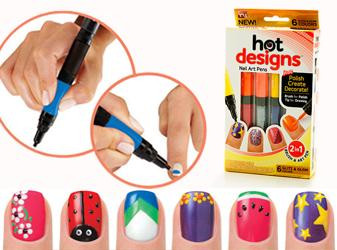 Набор для росписи ногтей Hot Designs - гель лак для ногтей - фото 2 - id-p68720933