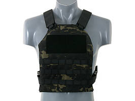 Простий Plate Carrier з аналогом балістичних вставок - MULTICAM BLACK [8FIELDS]