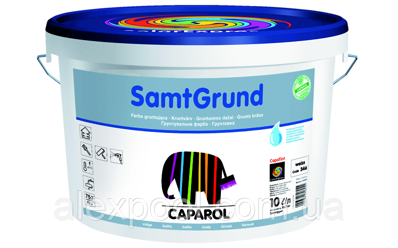 Екологічна грунтувальна фарба SamtGrund Біла B1 10 л