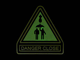 Нашивка DANGER CLOSE PVC [8FIELDS]