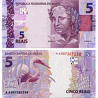 Бразилія / Brasil 5 reais 2010 Pick 253b UNC