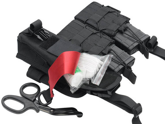 Panel udowy Rifleman - Black [8FIELDS] (для страйкболу), фото 3