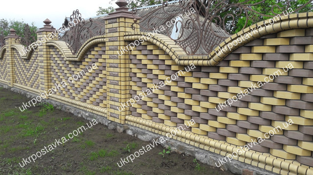 кирпич для заборов LAND BRICK