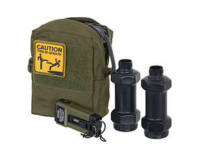 Універсальний подсумок з системою MOLLE - Black [8FIELDS], фото 4