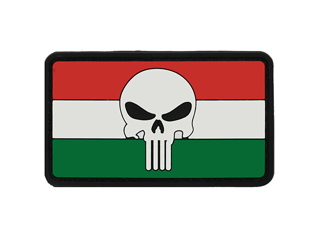 Нашивка Flag Skull HUNGARY 2 [8FIELDS] (для страйкболу)
