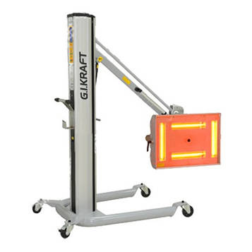 Інфрачервона короткохвильова сушіння (4х1000W, 40°C-100°C, 0-99мин, ж/к дисплей, датчик відстані і t°) G. I. KRAFT GI15115