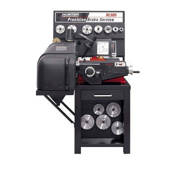 Верстат для проточки гальмівних дисків HunterPro з верстатом HUNTER BL505-AB
