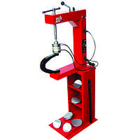 Вулканизатор с винтовым прижимом, на стойке, 2 нагревательные пластины, комплект прижимов (6 форм) TORIN TRAD004