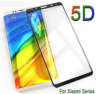 Захисне скло 9D Повної обклейки 9H Xiaomi Redmi Note 5. Xiaomi Redmi Note 5 Pro. Захисне скло ксиоми