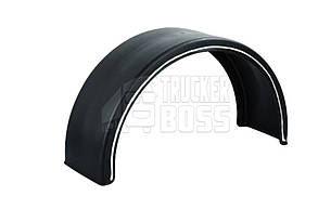 Крило на причіп пластикове з білою смугою 435Х2030 мм Alkotek