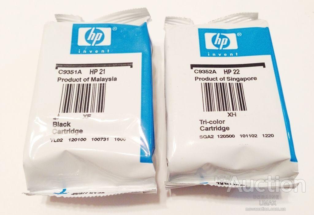 Картриджі HP 21/22 оригінальні