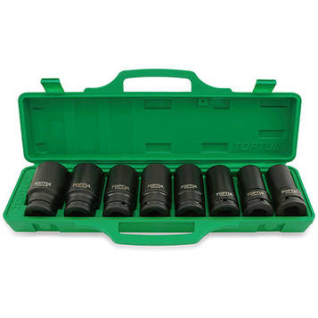 Набір головок ударних довгих 3/4" 22-38мм 8ед. TOPTUL GDAI0804