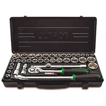 Набір інструменту 1/2" (дюйм+метр.) 38ед. TOPTUL GBB3819