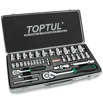 Набір інструменту 1/4"&1/2" 34ед. TOPTUL GCAD3401