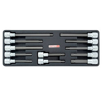 Набір біт впрес. в головку 1/2" 12ед. (в ложементі) TOPTUL GAAT1202