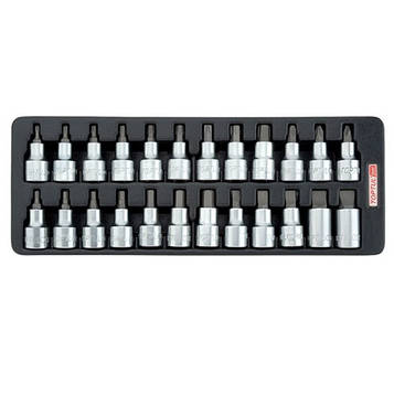 Набір біт впрес. в головку 1/2" 24ед. (в ложементі) TOPTUL GAAT2402