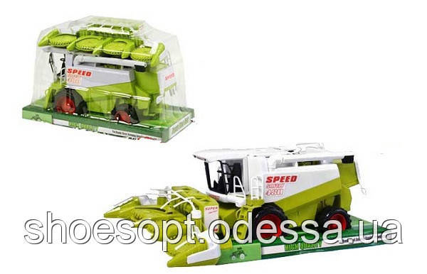 Дитячий іграшковий Комбайн Трактор зерноприбиральний інерційний, 3 різновиди, фото 1