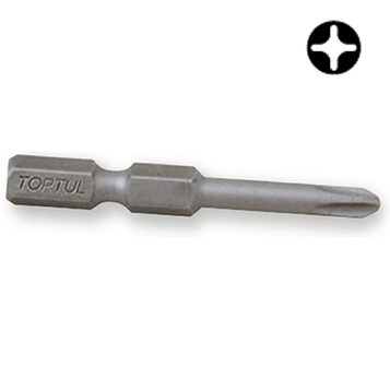 Насадка 1/4" 50мм PH2 магнітна (під шуруповерт) TOPTULSLA0802