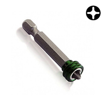 Насадка 1/4" 50мм PH2 під шуруповерт магнітна Quick Change TOPTULQBB0802