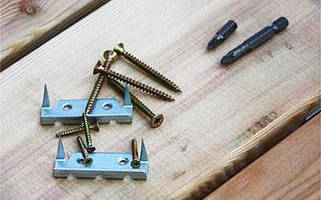 Кріплення для терасної дошки (Змійка, шурупи)