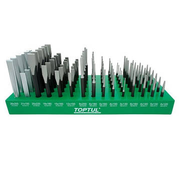 Набір выколоток і зубил 90ед. для полиці виставкової TDAK6006 TOPTUL GAAY0009