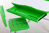 Комплект Парта та стілець-трансформери Funkids М8045Green+Підставка для книг!, фото 2