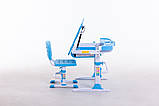 Комплект Парта та стілець-трансформери Funkids М9047 Blue+Підставка для книг!, фото 5