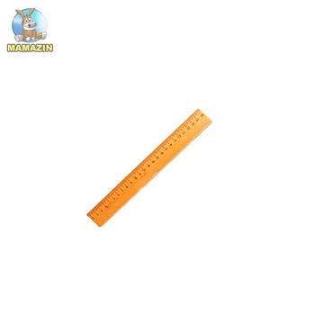 Линейка деревянная "Люкс Колор", 25см 114727 G-Rich