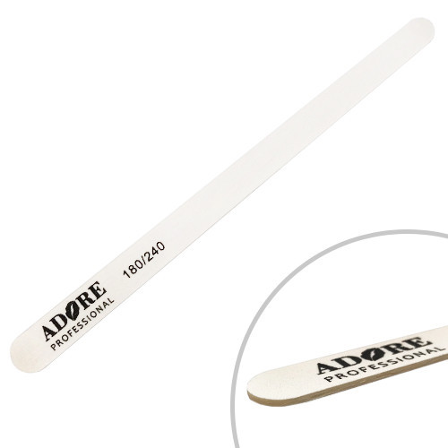 Пилка для нігтів крапля 180/240, Adore, фото 1