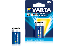 Батарейки HIGH ENERGY 9V 6LR61 (крона) (щелочные-alkaline)