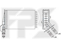 Радиатор отопителя Renault Clio 2 (98-)