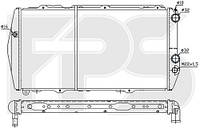 Радиатор охлаждения Audi 100 (C2) (76-)