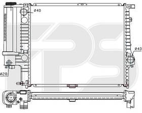 Радіатор охолодження BMW 5 Series (E34) (88-)