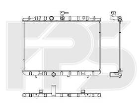 Радіатор охолодження Nissan X-Trail (07-)