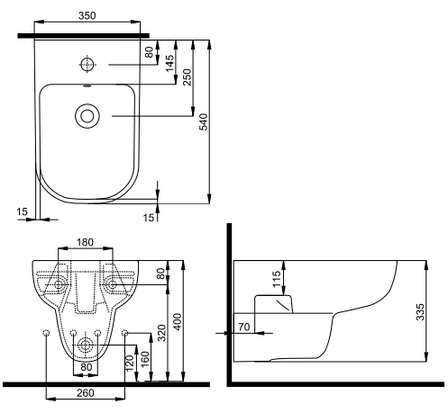 TRAFFIC бiде пiдвiсне(пол.) Арт. L95100000, фото 2