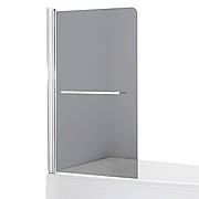 Штора на ванну 80 * 150, скло тоноване, ліва Арт. 599-02L grey