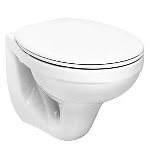 IDOL пiдвiсний унiтаз з сидiнням з мiкролiфтом (бiлий) Арт. M1310002U, фото 1