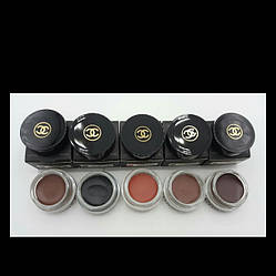 Набір гелевих підводок Chanel la palette sourcils de chanel dibrow 5 кольорів, фото 1