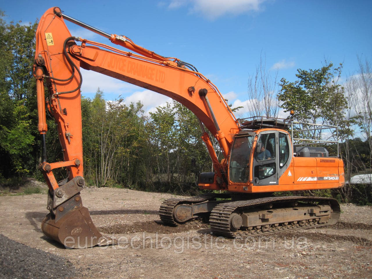 Гусечний екскаватор Doosan DX340 LC.