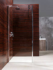 Стінка Walk-In 90*190см, загартоване прозоре скло 8мм Арт. 18-08-90, фото 4