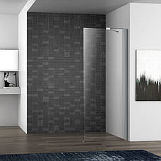 Стінка Walk-In 90*190см, загартоване прозоре скло 8мм Арт. 18-08-90, фото 5