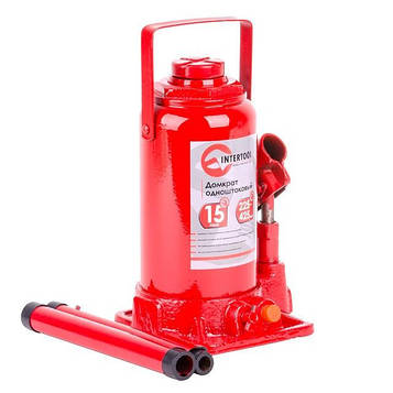 Домкрат "стовпчик" одноштоковый INTERTOOL GT0027