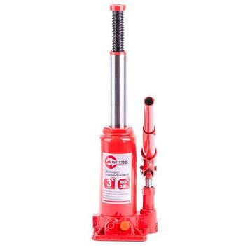 Домкрат "стовпчик" одноштоковый у валізі INTERTOOL GT0052