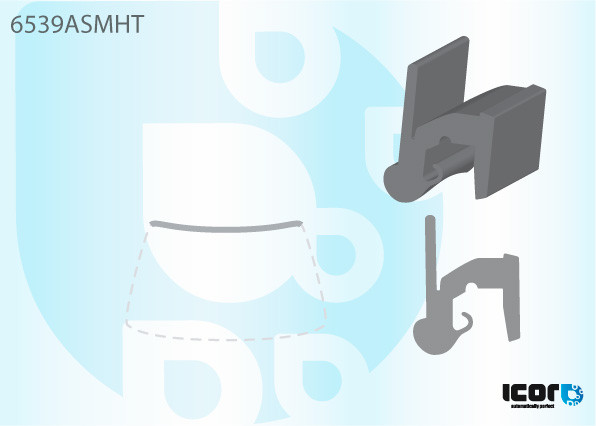 Молдинг лобового скла Peugeot 206 1998-2009 верхній, фото 1