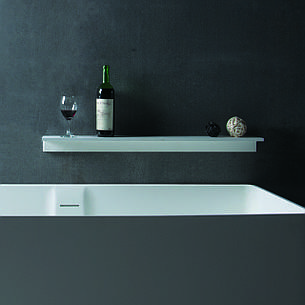 Поличка кам'яна Solid surface 450 * 120 * 65 мм Арт. 18-40-114, фото 1