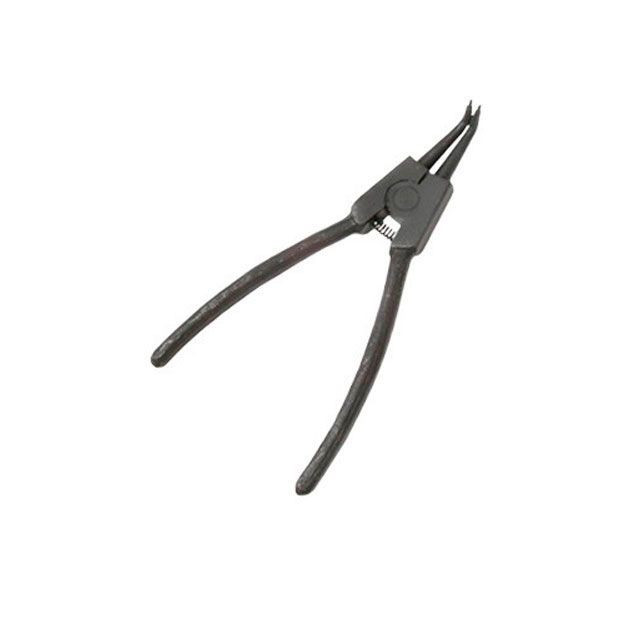 Щипці для зняття і установки стопорних кілець вигнуті на розжим INTERTOOL HT-7008, фото 1