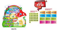 Стенд для НУШ — "Доброго ранку + плашки"