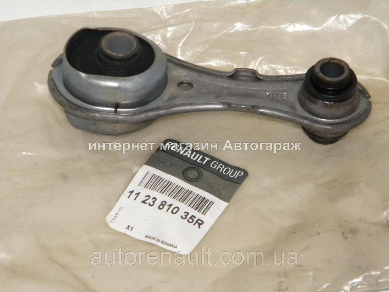 Подушка двигателя (задняя ) на Рено Логан II 1,2 16V+1,6i+1,6 16V + 1.5dCi 09,2013-> RENAULT — 112381035R