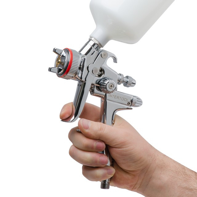 Пневматичний фарборозпилювач професійний HVLP II INTERTOOL PT-0100